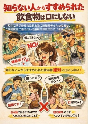 在マレーシア大使館、日本人女性の性的暴行被害で注意喚起を発表